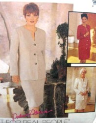 9283 MCCALLS BUTTON DRESS, JACKET, SKIRT PATTERN 24,20,18,16,14,12,8